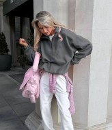 Базовый флисовый свитшот AJO-506A400