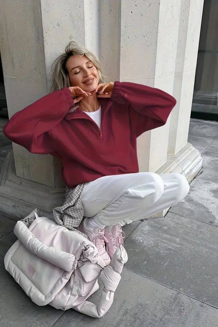 Базовый флисовый свитшот AJO-506A400