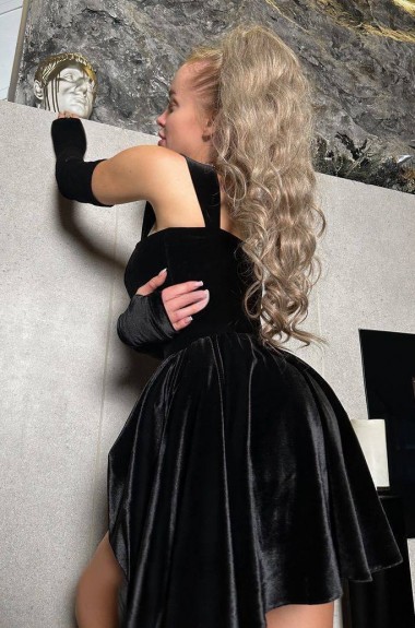 Нарядное бархатное платье NK-9153A550