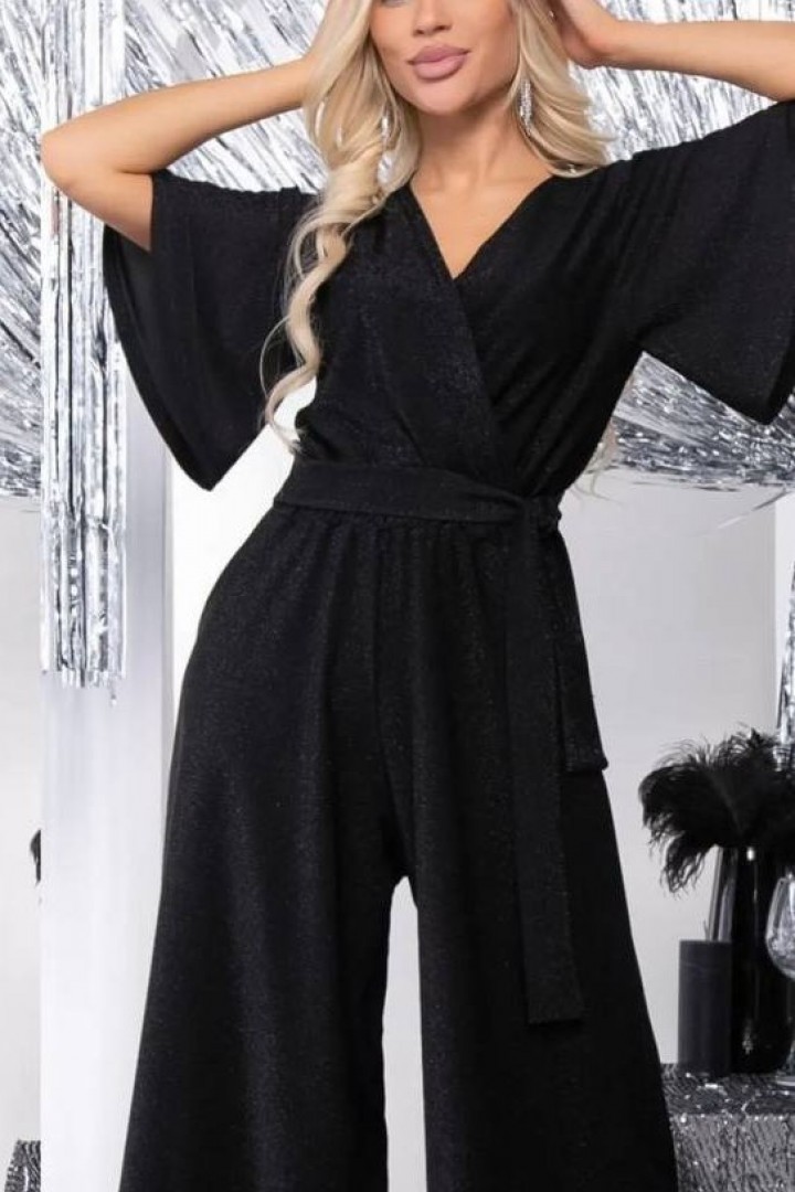 Люрексовый комбинезон на запах IO-691A750