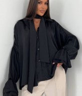 Элегантная шелковая блуза LUC-1137A479