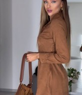 Замшевое платье ATE-058A690