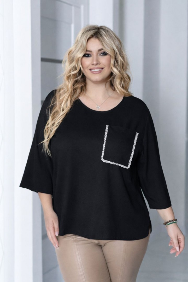 Стильная блуза свободного кроя JA-842.2A380