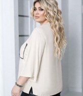 Стильная блуза свободного кроя JA-842.2A380