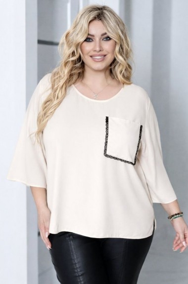 Стильная блуза свободного кроя JA-842.2A380
