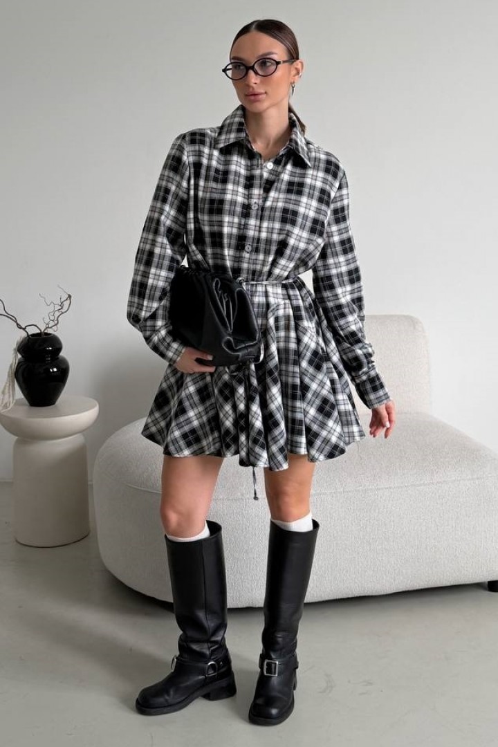 Сукня в клітку LID-642A850