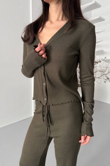 Женский костюм в рубчик JAC-828A460