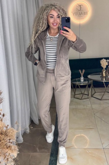 Велюровый костюм SC-6047A490 Велюровый костюм SC-6047A490