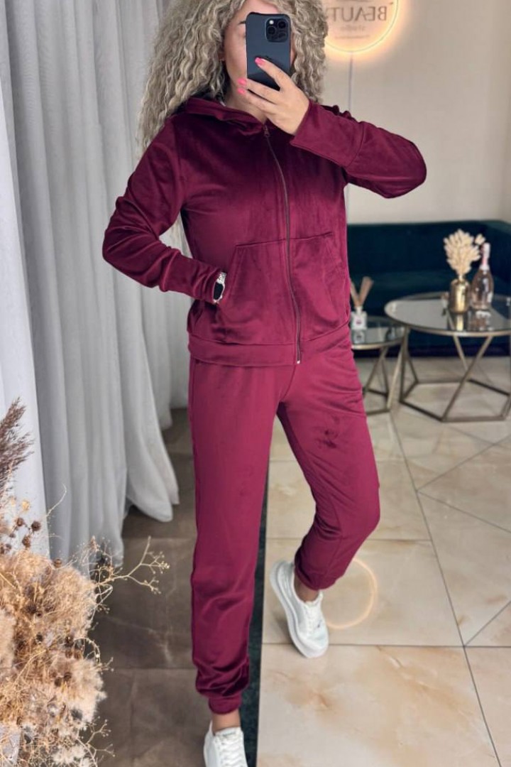 Велюровый костюм SC-6047A490