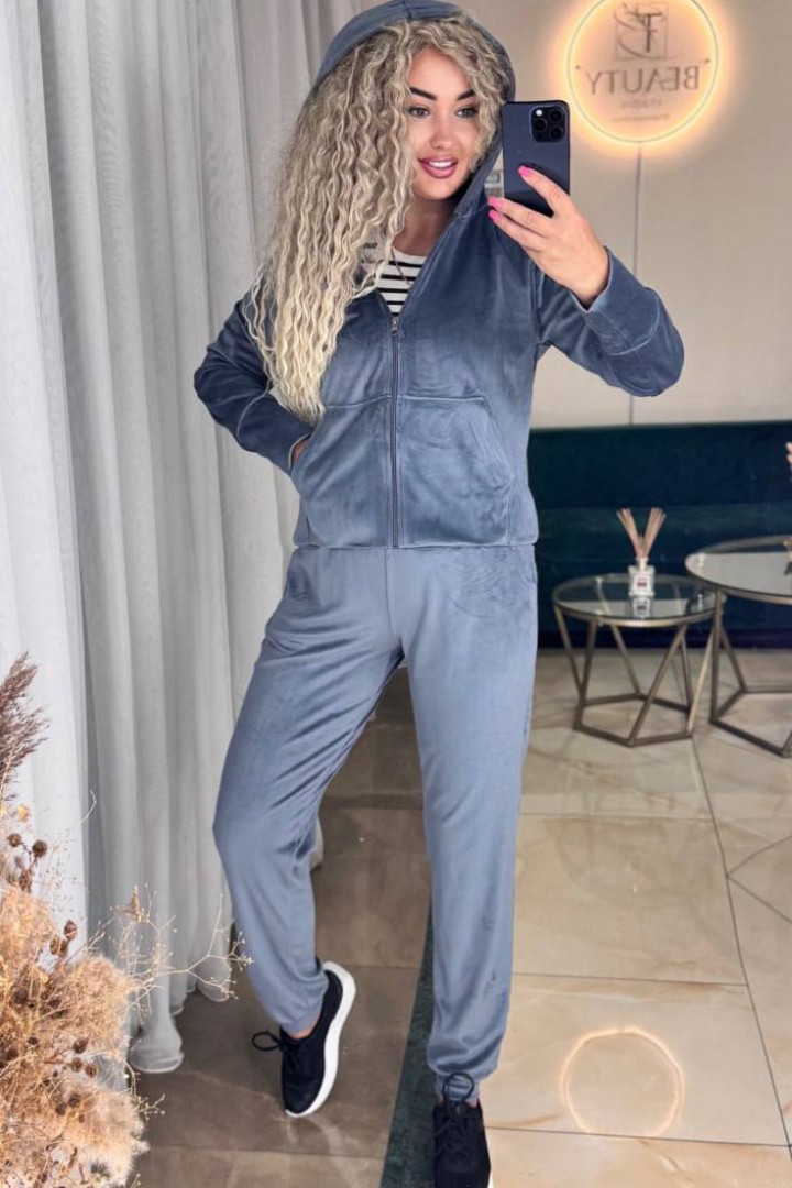 Велюровый костюм SC-6047A490