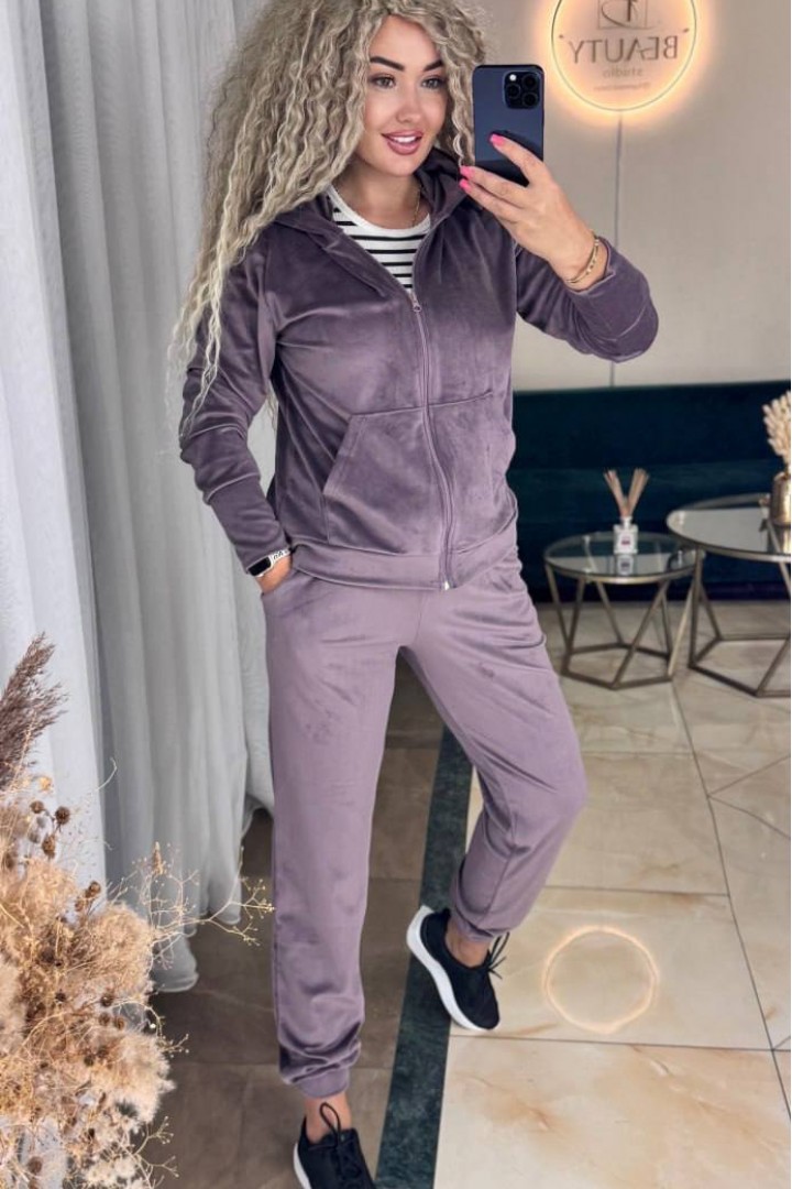 Велюровый костюм SC-6047A490