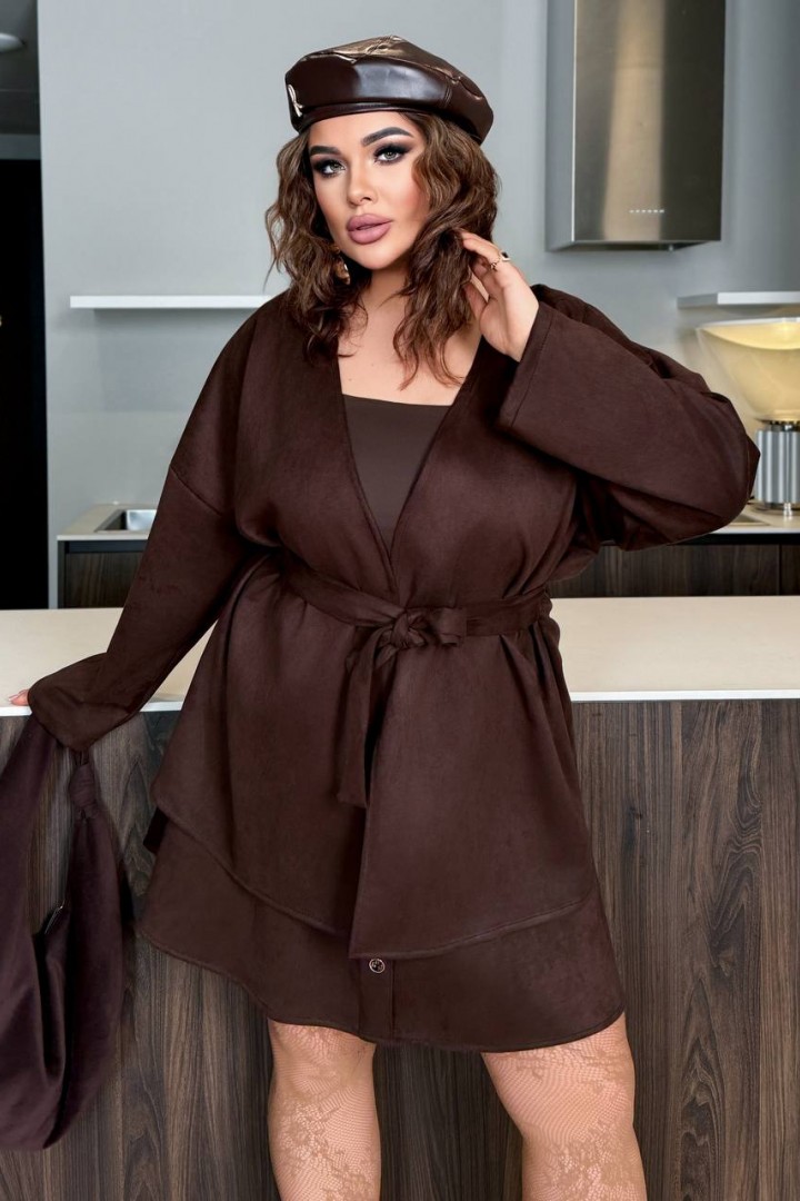 Замшевий костюм MA-N2173A800