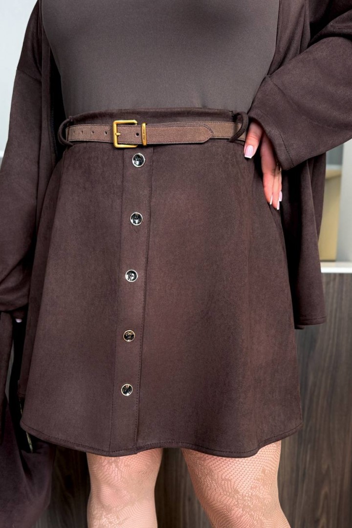 Замшевий костюм MA-N2173A800