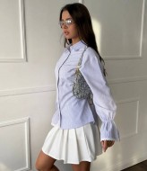 Сорочка з корсетною спинкою VOL-735A580