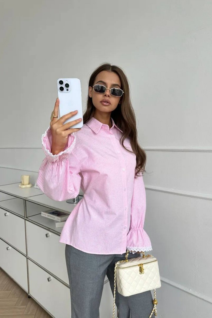 Сорочка з корсетною спинкою VOL-735A580