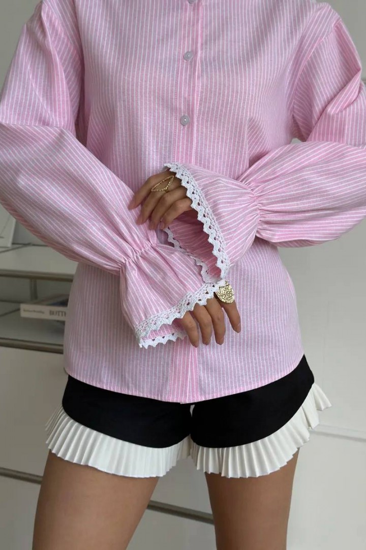 Сорочка з корсетною спинкою VOL-735A580