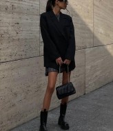 Удлинённый пиджак с карманами ANN-187A380