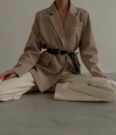 Удлинённый пиджак с карманами ANN-187A380