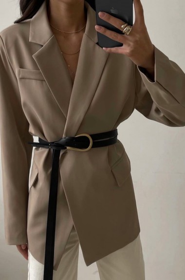 Удлинённый пиджак с карманами ANN-187A310