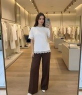 Футболка с кружевом KC-3365A300