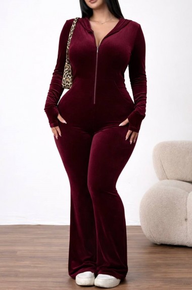 Комбинезон велюровый  INS-494A750