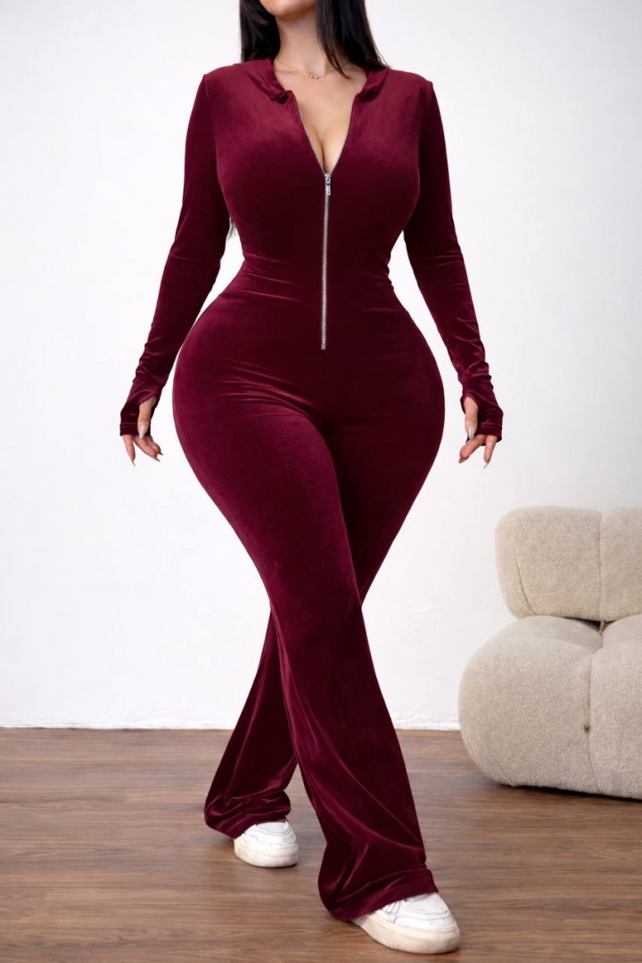 Комбинезон велюровый  INS-494A750