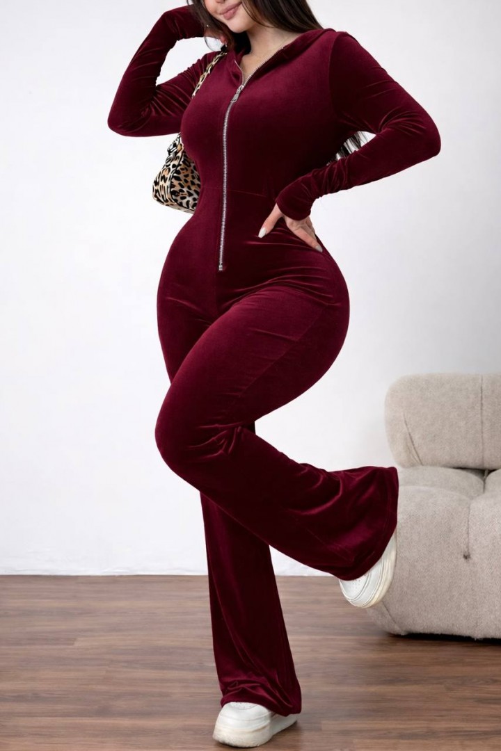 Комбинезон велюровый  INS-494A750