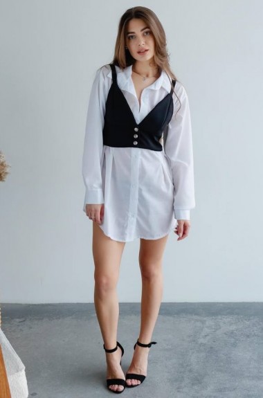 Комплект 2-ка рубашка и жилетка NK-547A550 Комплект 2-ка рубашка и жилетка NK-547A550