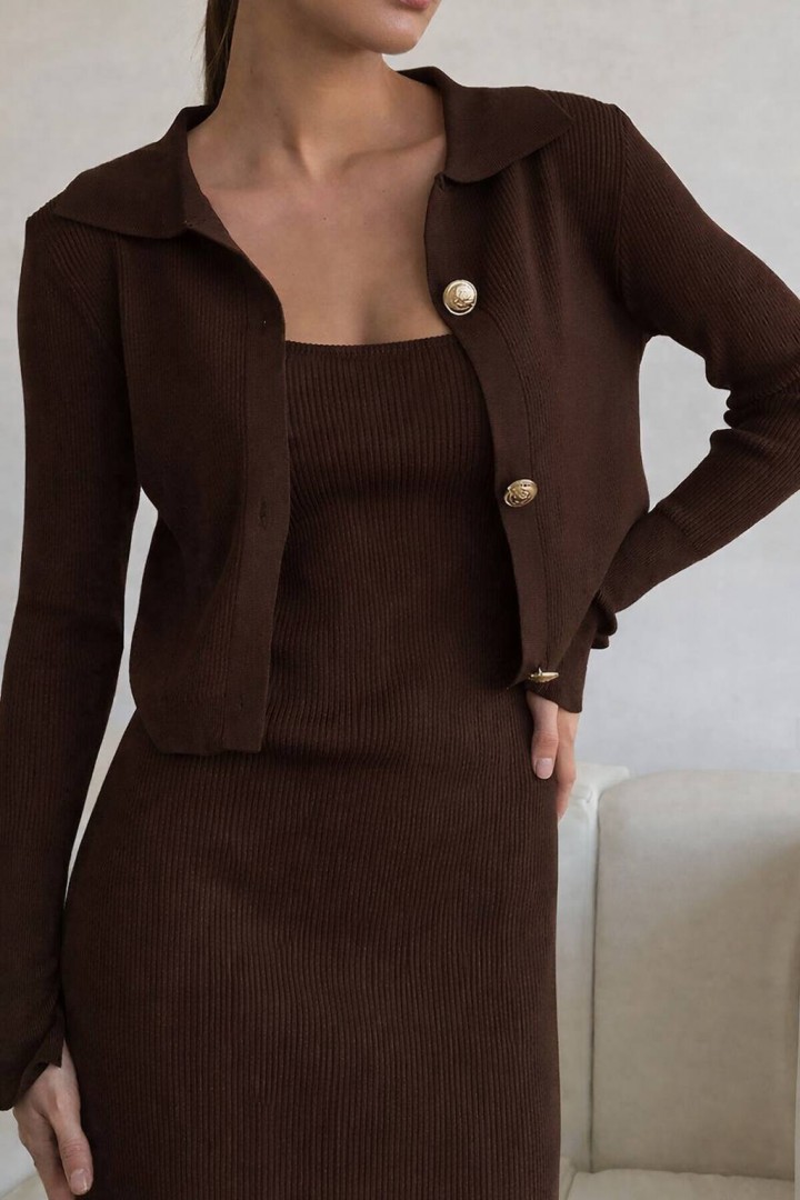 Костюм двойка платье и кофта  NK-9144A550