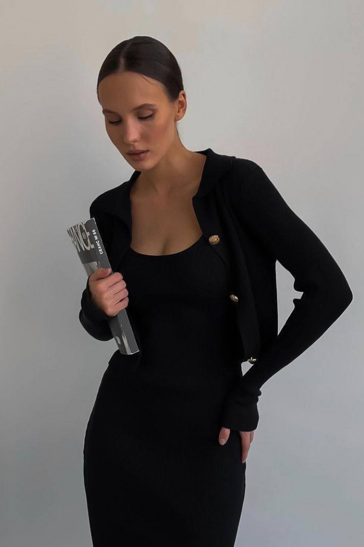 Костюм двойка платье и кофта  NK-9144A550