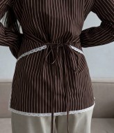 Рубашка с кружевом VOL-744A530