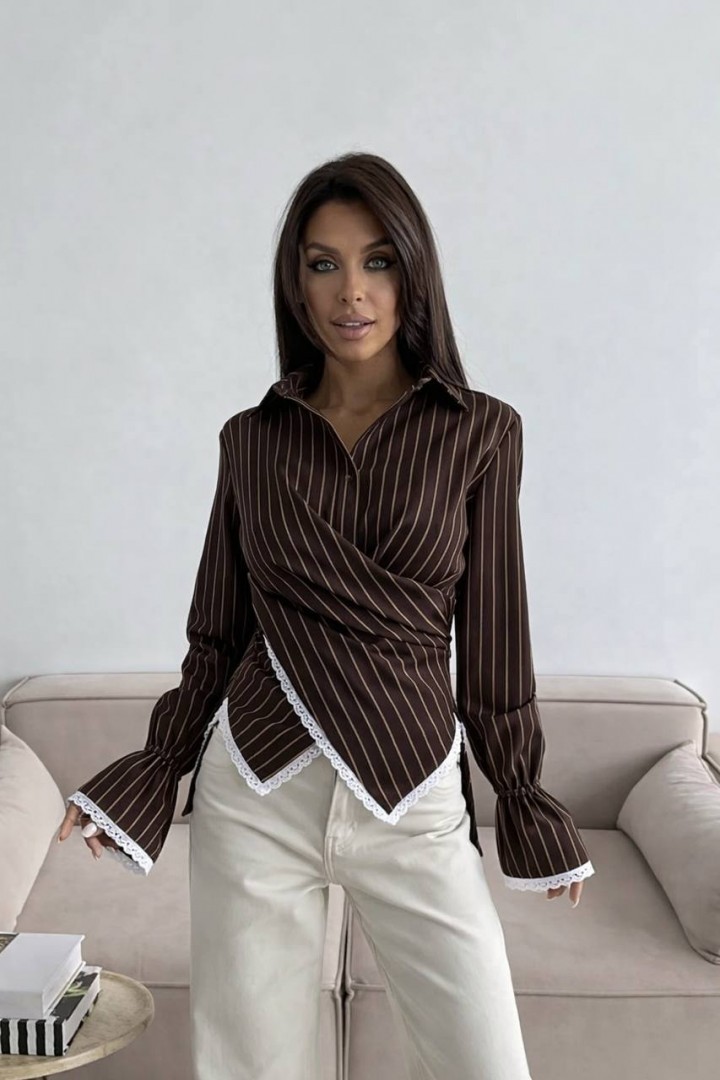 Рубашка с кружевом VOL-744A530