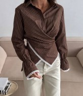 Рубашка с кружевом VOL-744A530