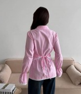 Рубашка с кружевом VOL-744A530