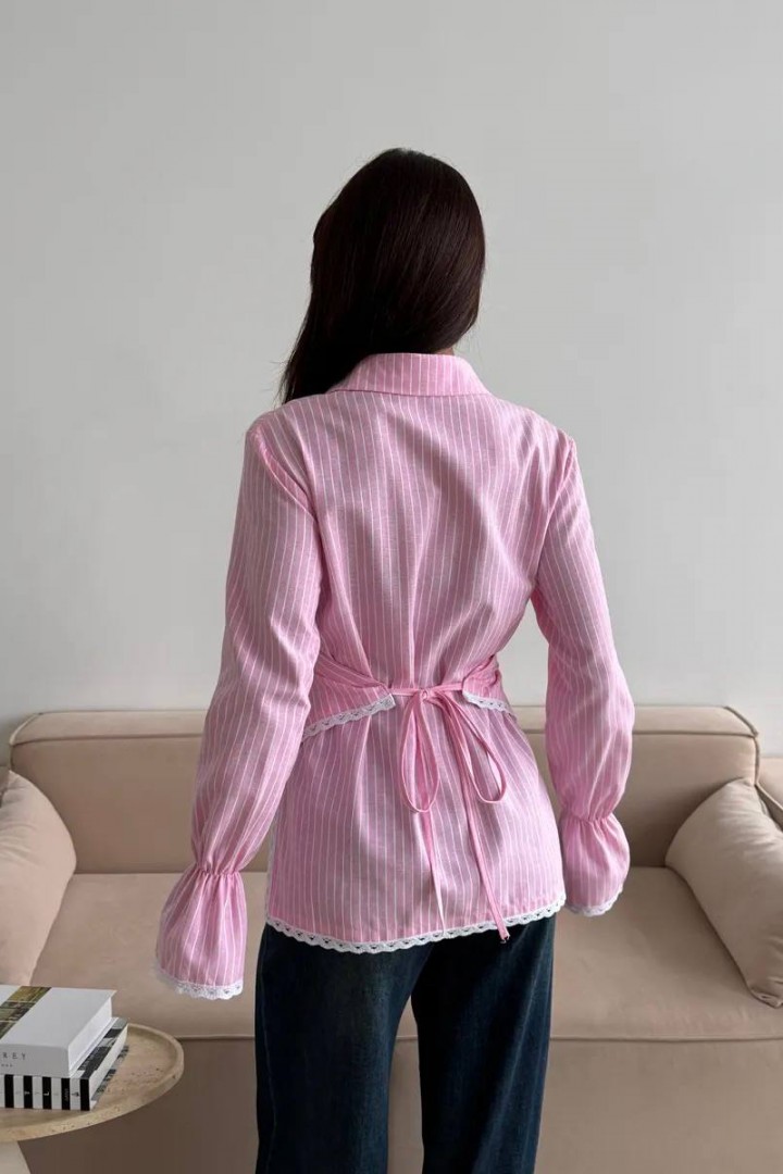 Рубашка с кружевом VOL-744A530