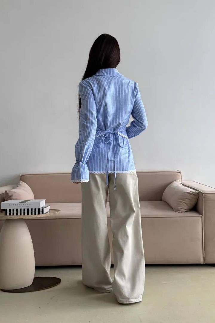 Рубашка с кружевом VOL-744A530