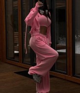 Велюровый костюм тройка DMP-A7226A550