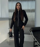 Приталенный жакет и брюки с разрезами INNA-765A780