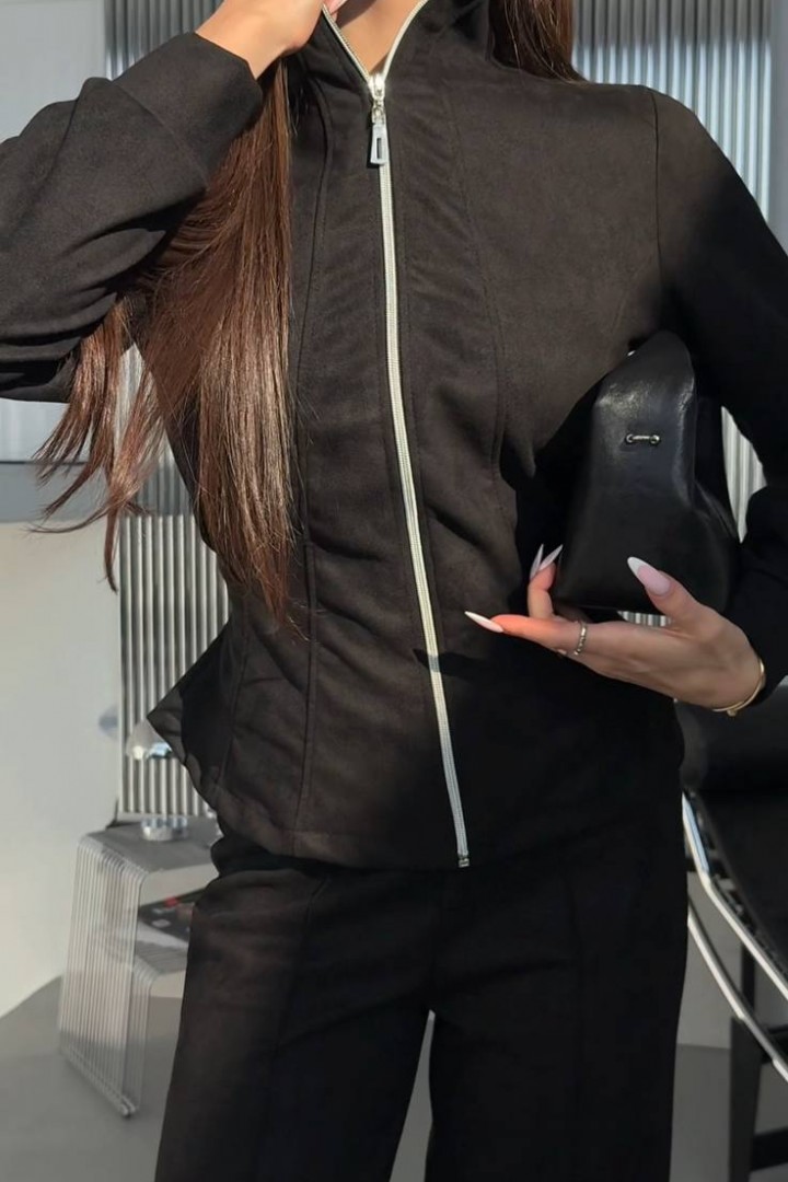 Приталенный жакет и брюки с разрезами INNA-765A780