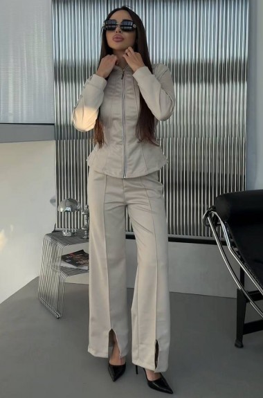 Приталенный жакет и брюки с разрезами INNA-765A780