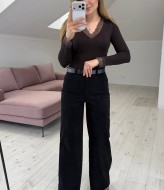 Лонгслив с кружевом KG-135A340