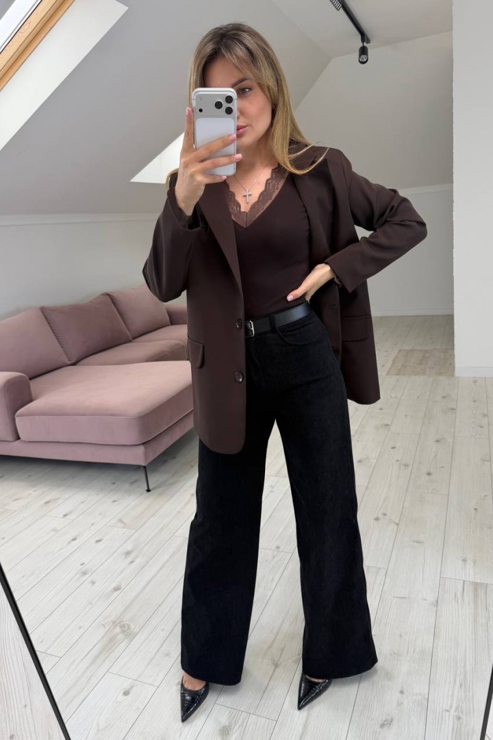 Лонгслив с кружевом KG-135A340