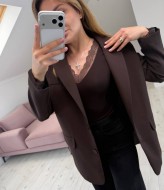 Лонгслив с кружевом KG-135A340