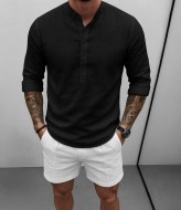 Мужская льняная рубашка  KUT-1741A450