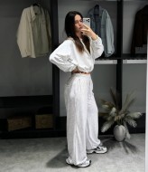 Укороченное худи и свободные штаны LK-374A750