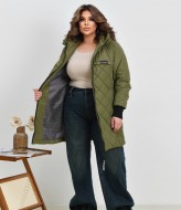 Куртка женская стеганая удлиненная  DV-R3711A800