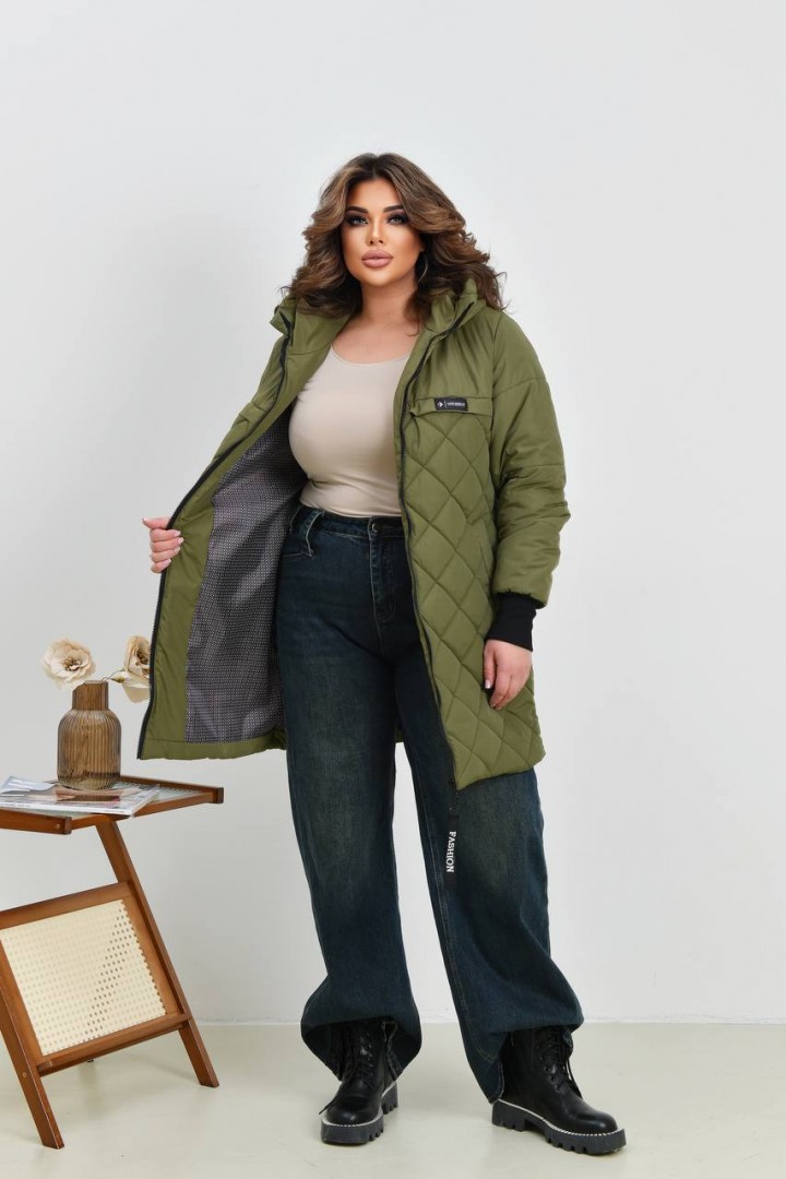 Куртка женская стеганая удлиненная  DV-R3711A800