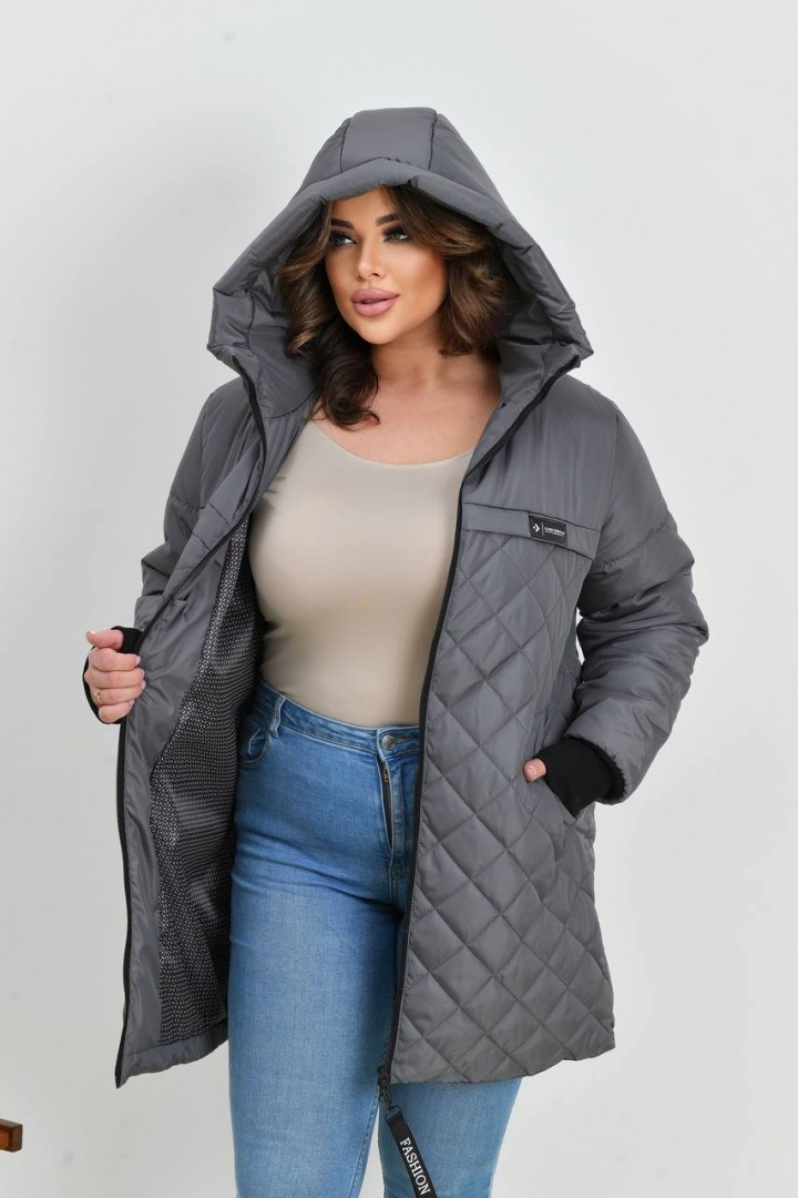 Куртка женская стеганая удлиненная  DV-R3711A800