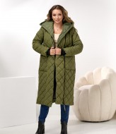 Демисезонное пальто с капюшоном DV-R3714A1400