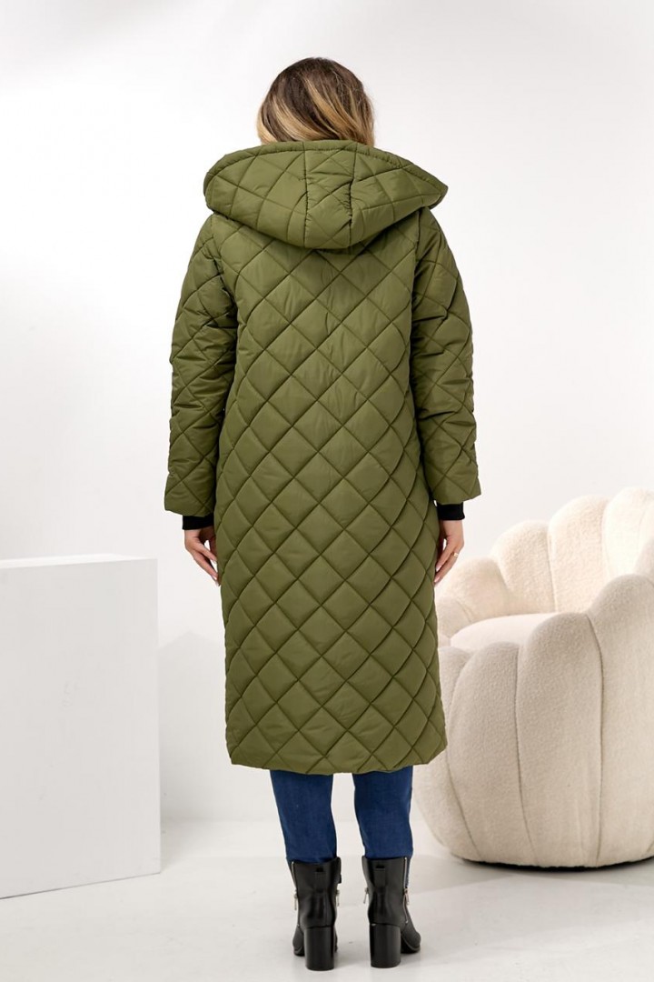 Демисезонное пальто с капюшоном DV-R3714A1400